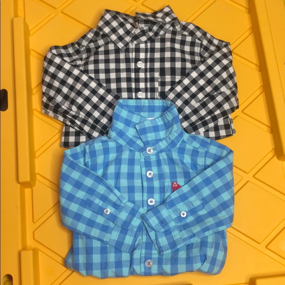 Plaid Baby Onesie Set